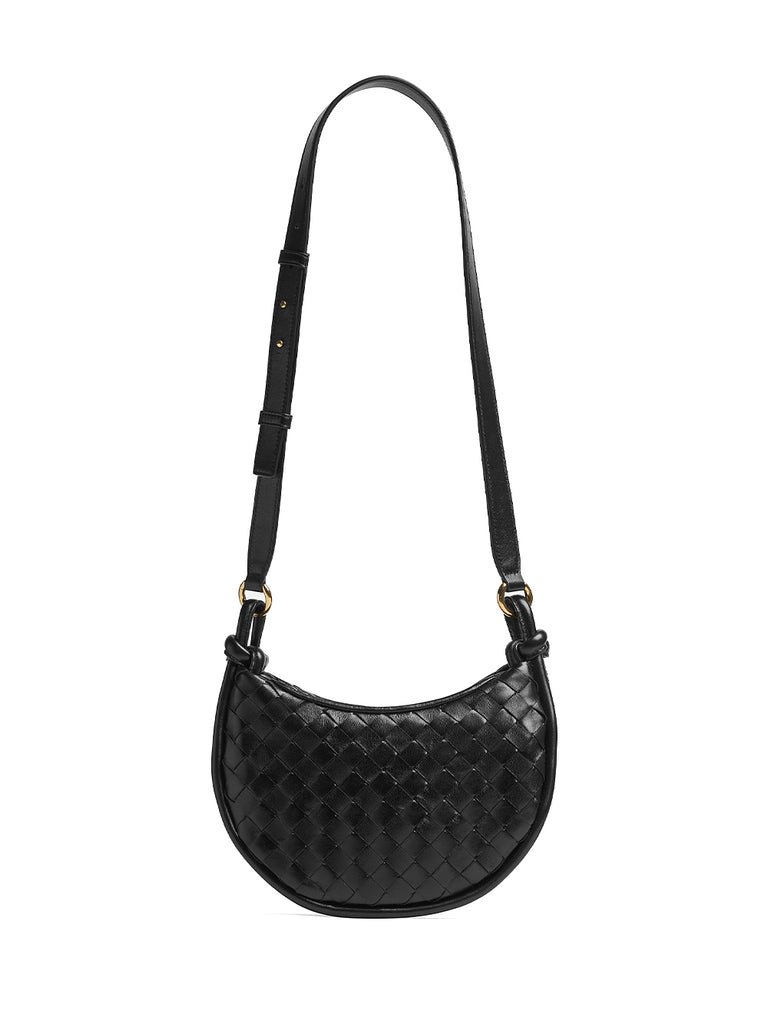 直営店☆BOTTEGA VENETA☆ Small Gemelli ショルダーバッグ Bottega Veneta - Small Gemelli White Woven Shoulder Bag