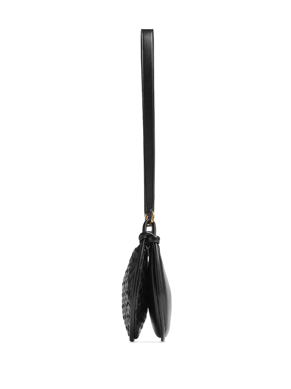 小物 BOTTEGA VENETA Bottega Veneta - Small Cobble Thunder Woven Leather Shoulder Bag