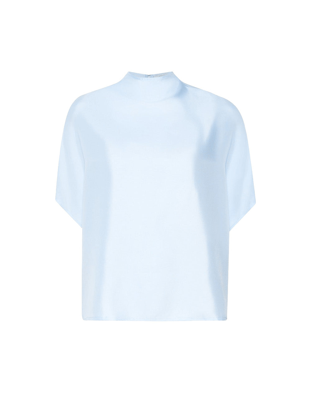 Cape-Sleeve Satin Top
