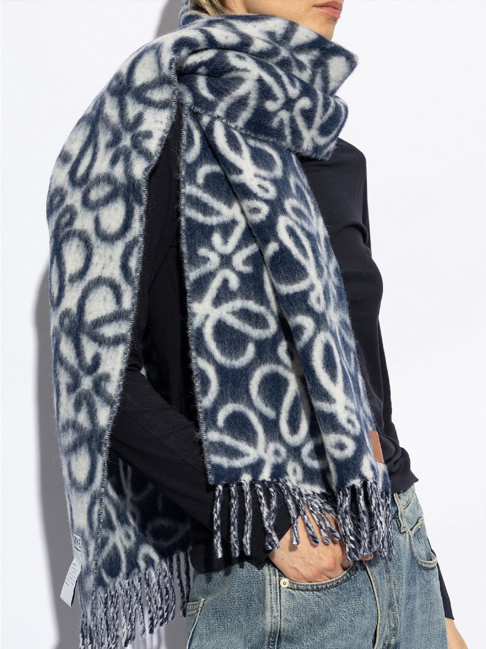 Alpaca and Wool Anagram Scarf