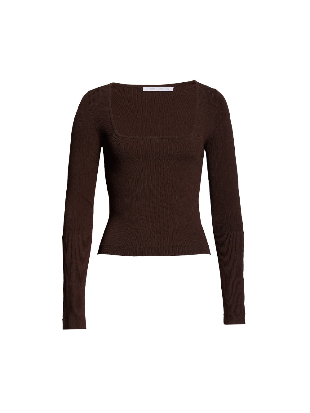 Square-Neck Long Sleeve Top