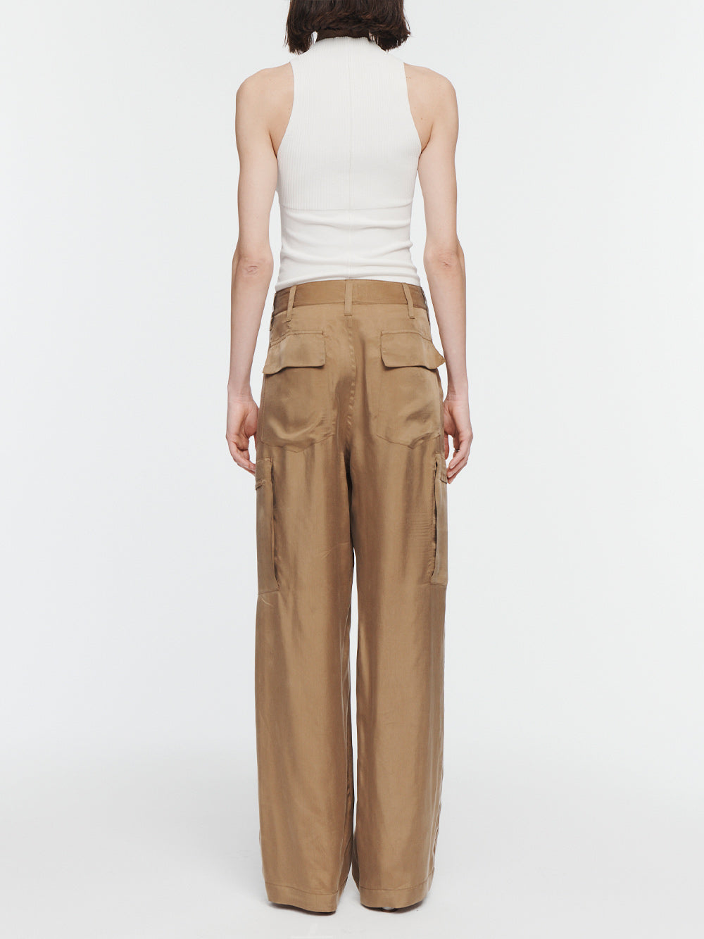 Wide-Leg Cargo Pant