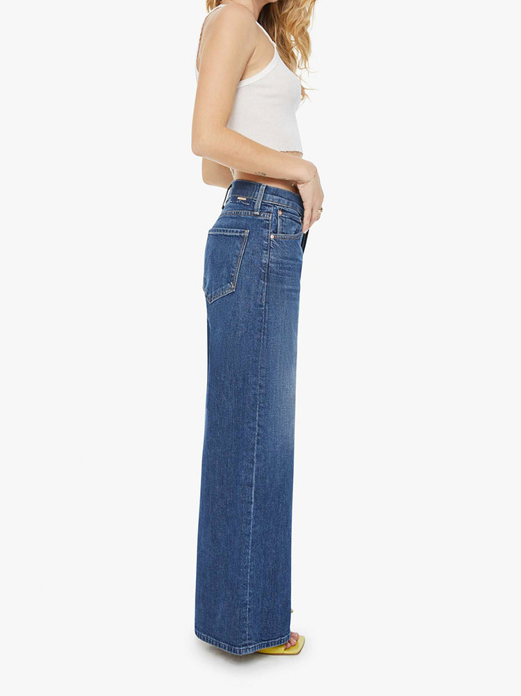デニム・ジーパン MOTHER FW25 THE DITCHER ROLLER SNEAK (10395 515ADGB) The Ditcher Roller Zip Sneak - Can You Dig It? | MOTHER DENIM