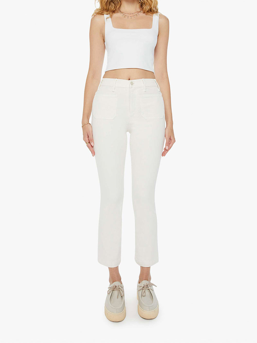 The Hustler Patch Pocket Flood Jean