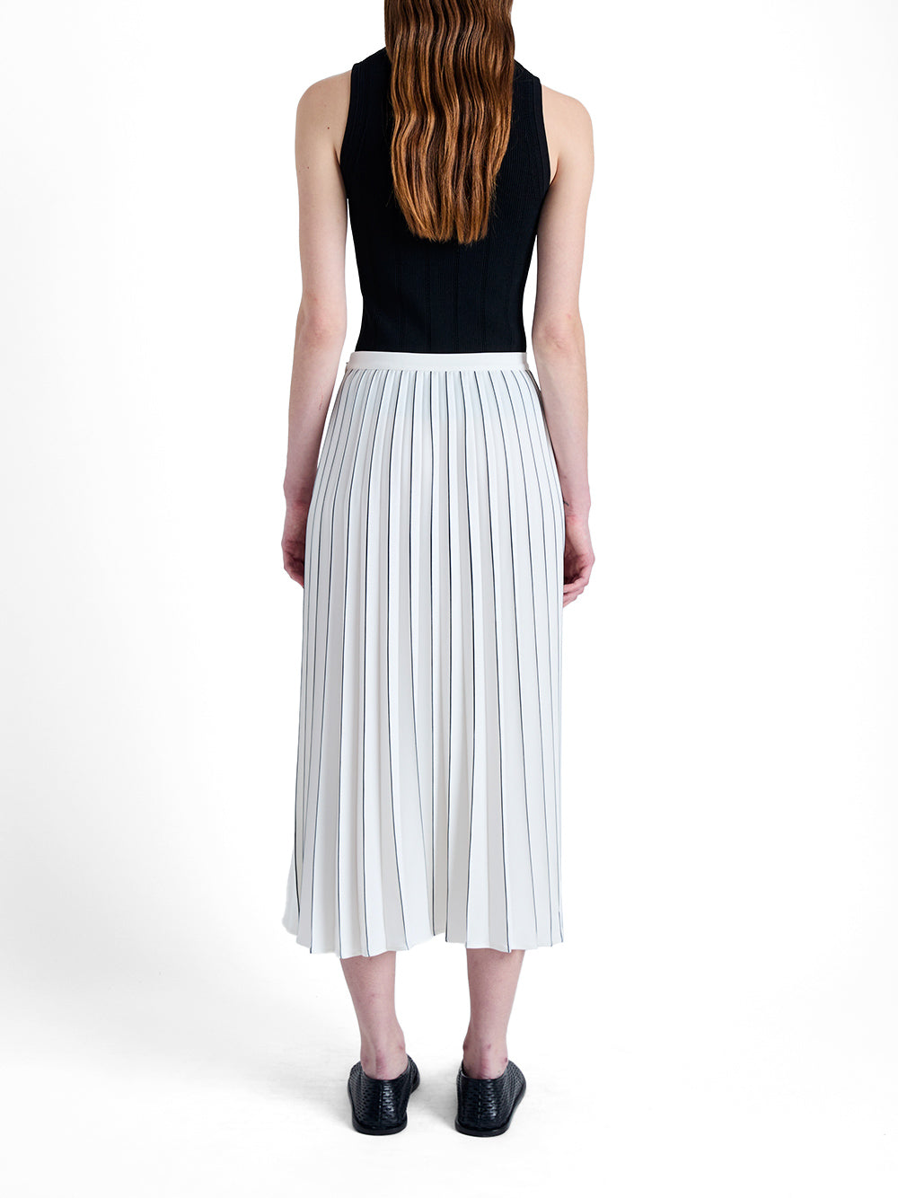 Miles Pleated Midi Skirt