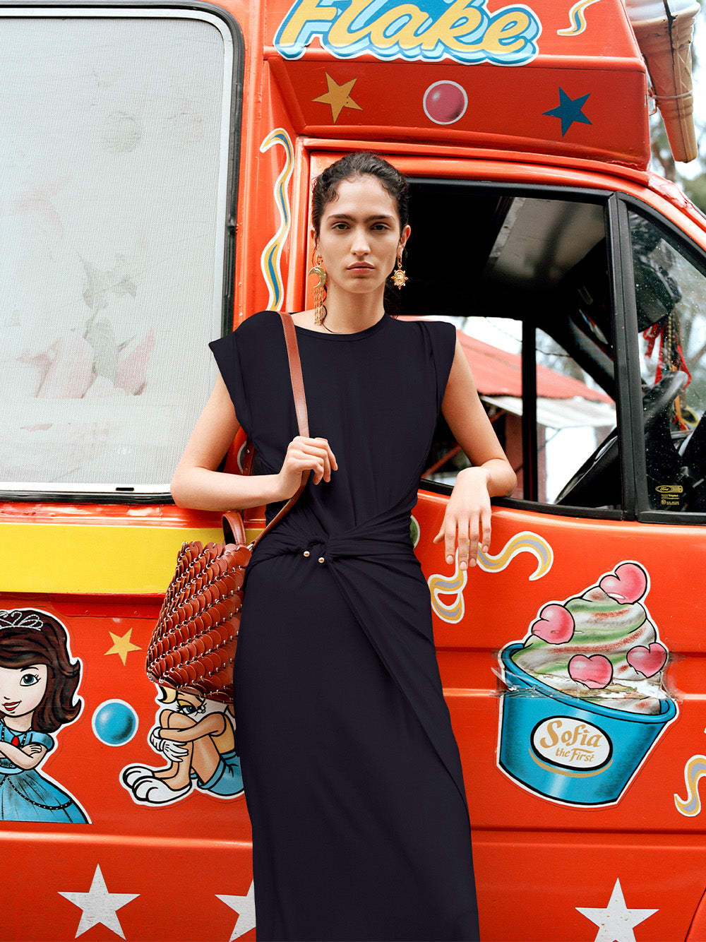 Drappé Pression Dress