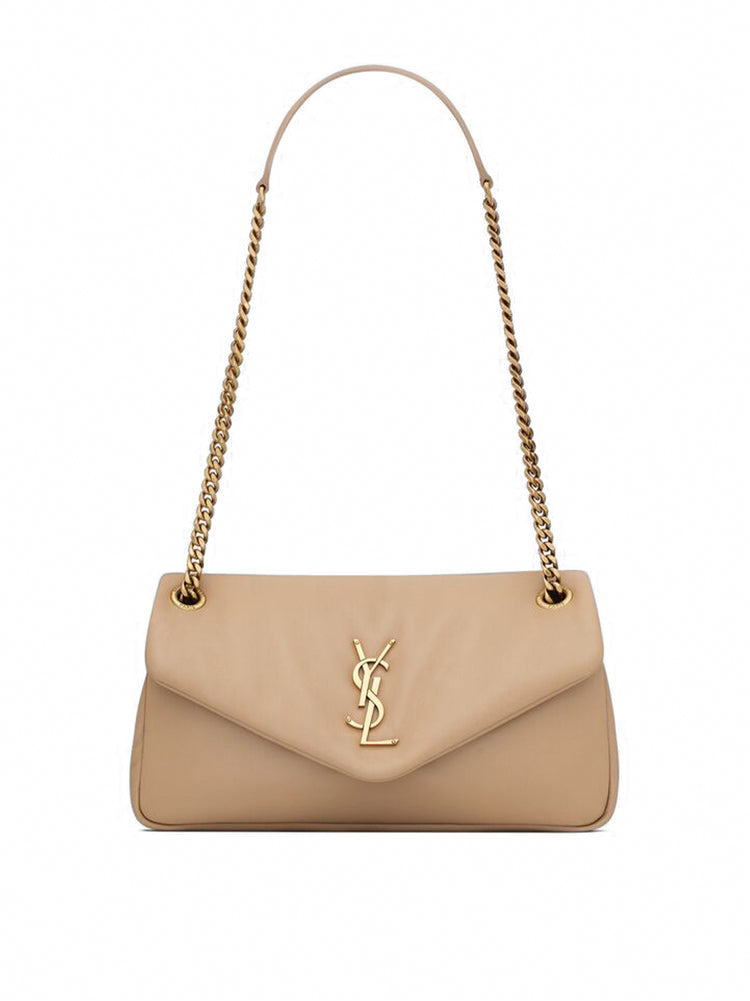 ショルダーバッグ・ポシェット Saint Laurent LARGE CALYPSO SHOULDER BAG Calypso Large leather shoulder bag in black - Saint Laurent
