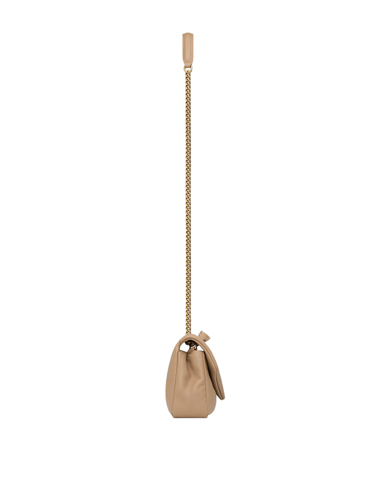 ハンドバッグ Saint Laurent Calypso Mini Hobo Bag In Nappa Calypso Mini leather shoulder bag in black - Saint Laurent