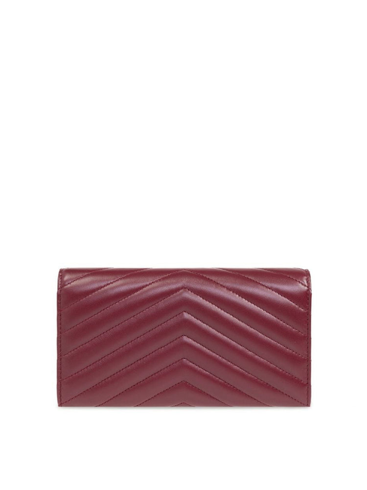 折りたたみ財布 Saint Laurent Cassandre Matelasse Wallet Saint Laurent Cassandre Matelassé Bi-fold Wallet In Grain De