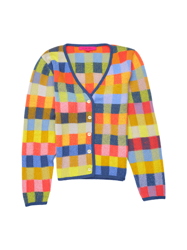 The Elder Statesman | Checked Cashmere Cardigan – Kirna Zabête