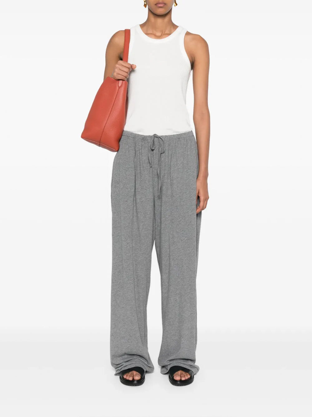 Misty Ribbed Cotton Tank
