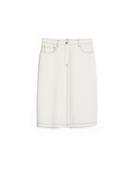 Toteme | Tumbled Cotton Midi Skirt – Kirna Zabête