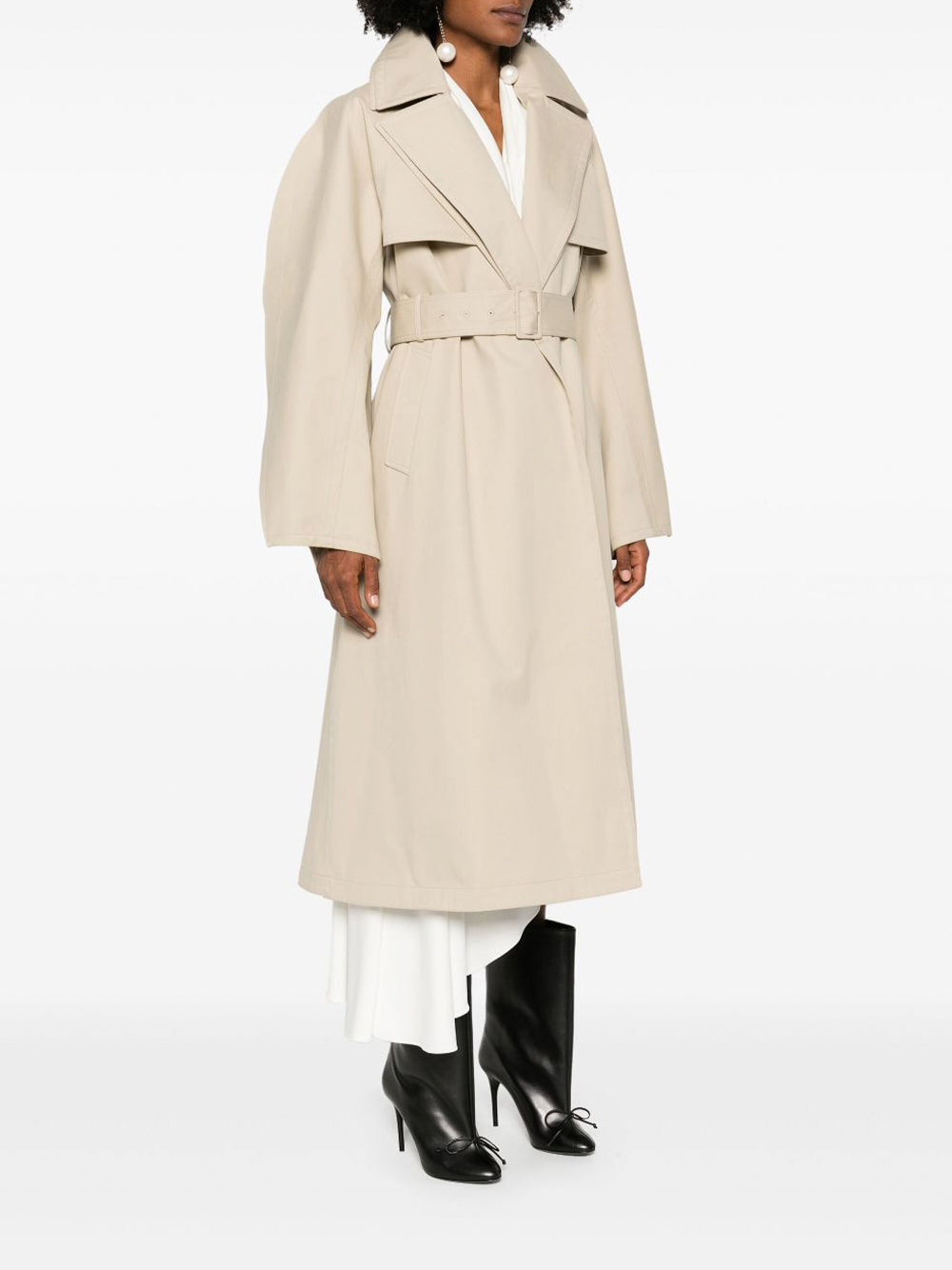 ALAÏA | Belted Cotton Trench Coat – Kirna Zabête ALAÏA | Belted Cotton Trench Coat – Kirna Zabête