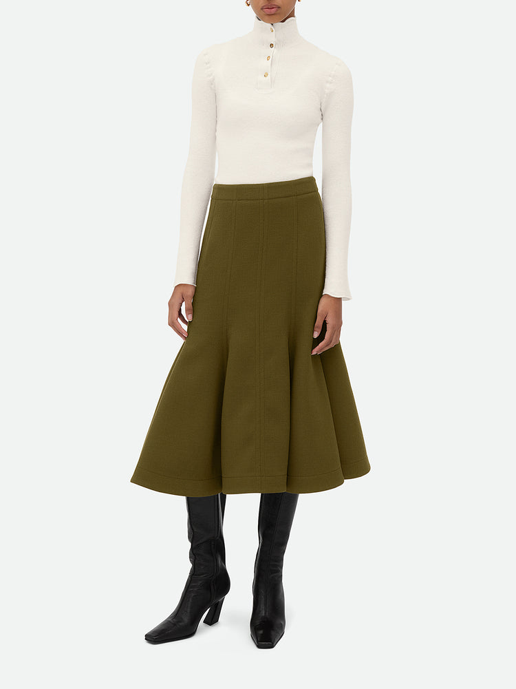 Bottega Veneta | Wool Crepe Skirt – Kirna Zabête