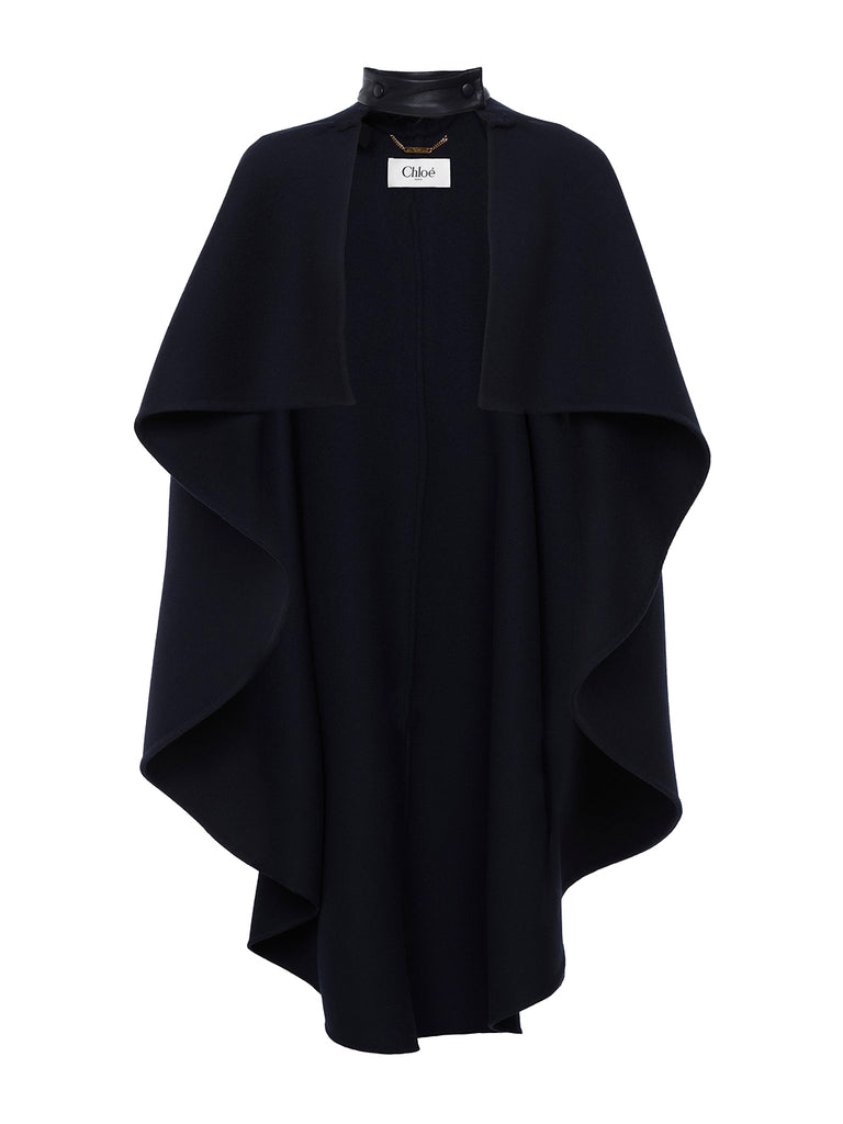 ポンチョ・ケープ Chloe Wool Asymmetric Cape Chloé | High-Low Wool Cape – Kirna Zabête