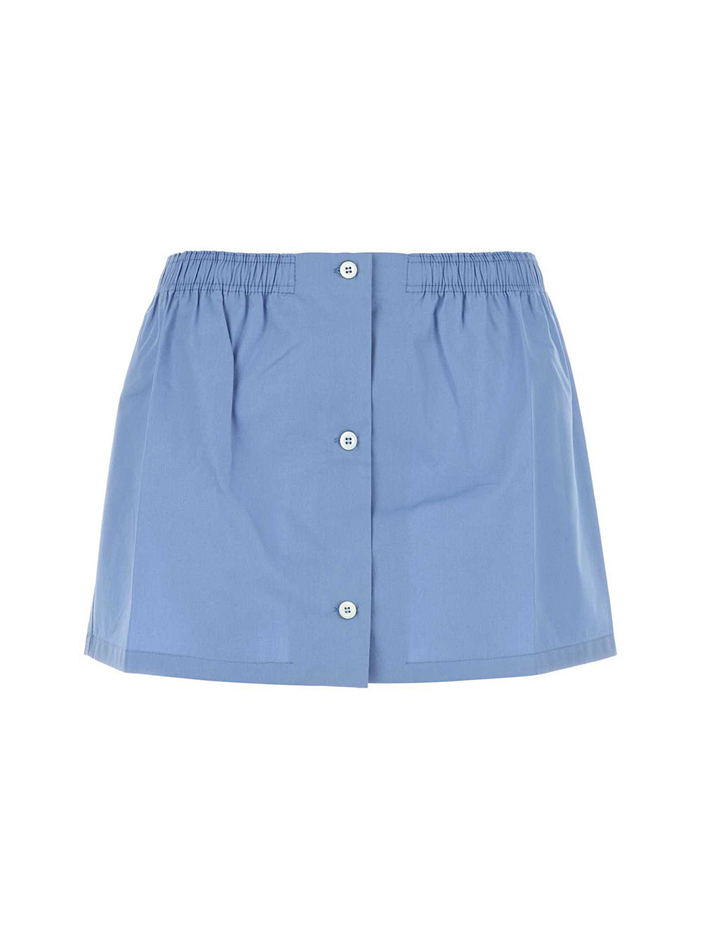 MiuMiu Poplin Miniskirt ポプリン ミニスカート シンプル ロゴ Miu Miu | Poplin Mini Skirt – Kirna Zabête