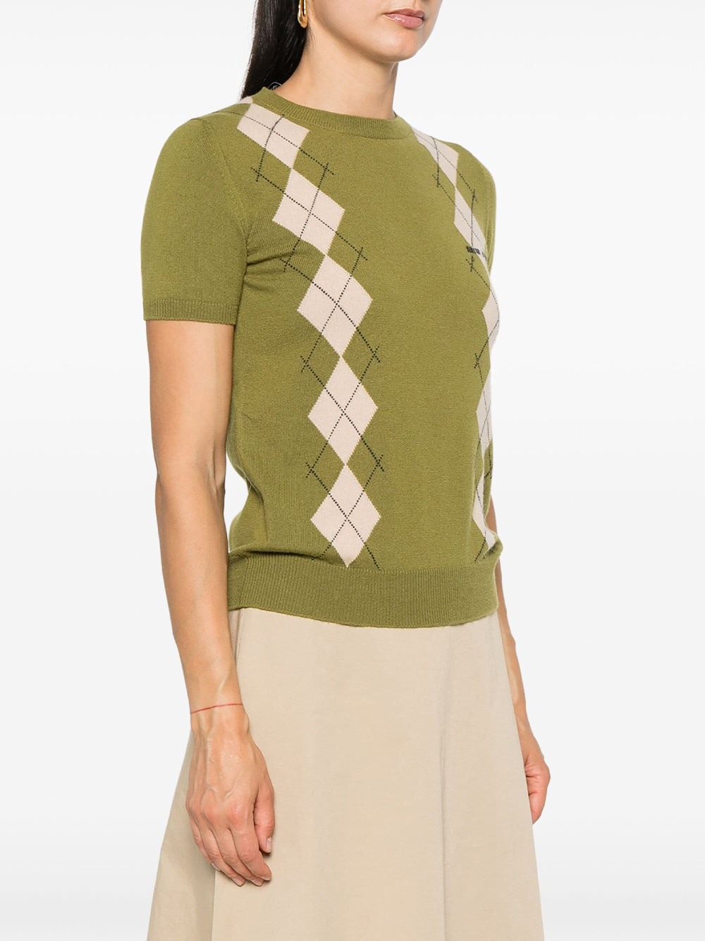 Argyle Knit Sweater