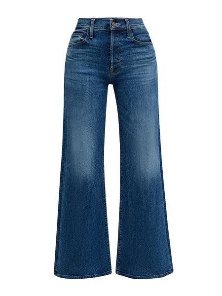 【KOOLOSET】Waistbandless Two-Tuck Wide Denim Waistbandless Two-Tuck Wide Denim (grey) - kooloset