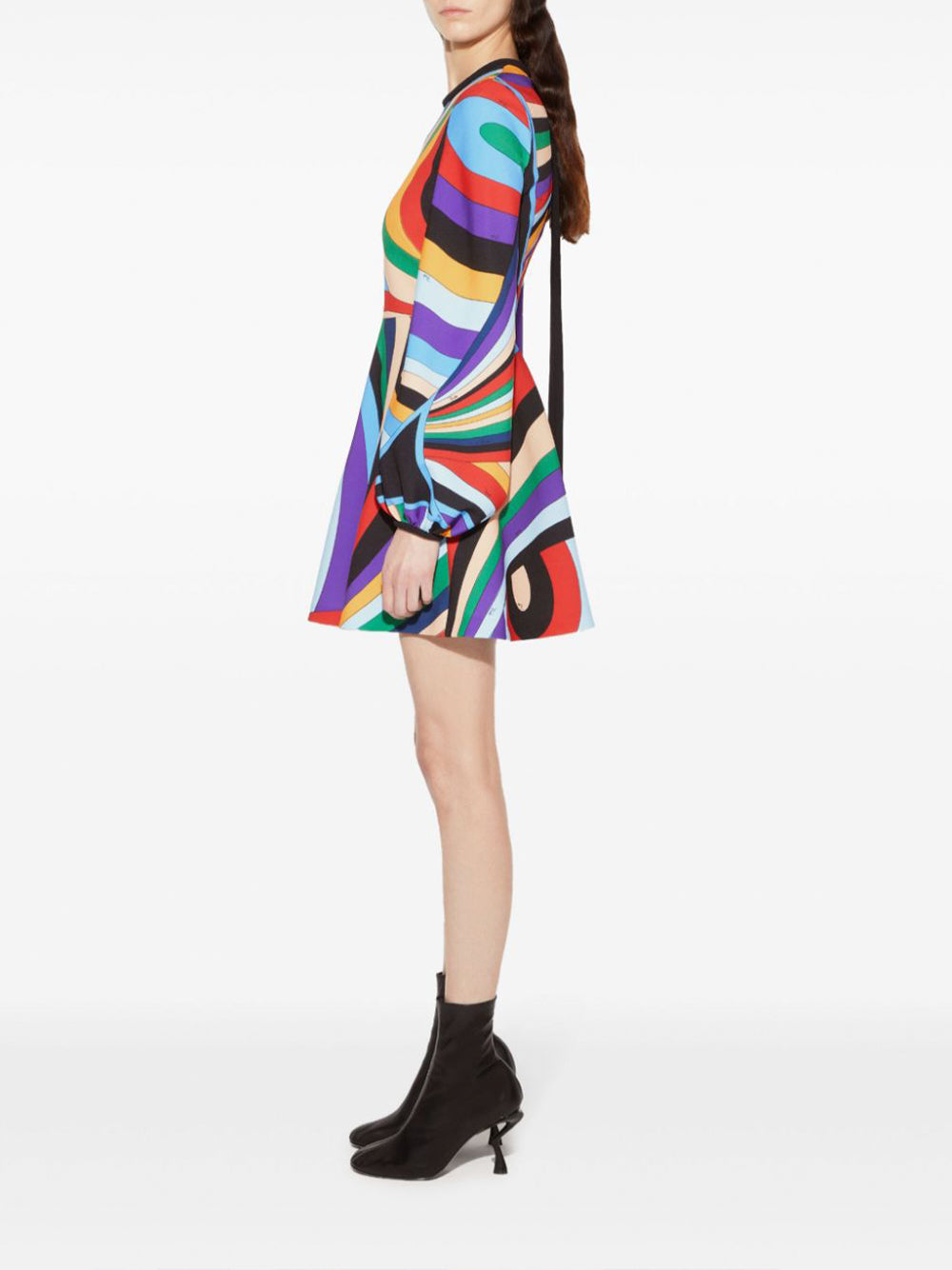 Pucci | Iride-Print Long Sleeve Mini Dress Kirna Zabte Pucci | Iride-Print Long Sleeve Mini Dress Kirna Zabte