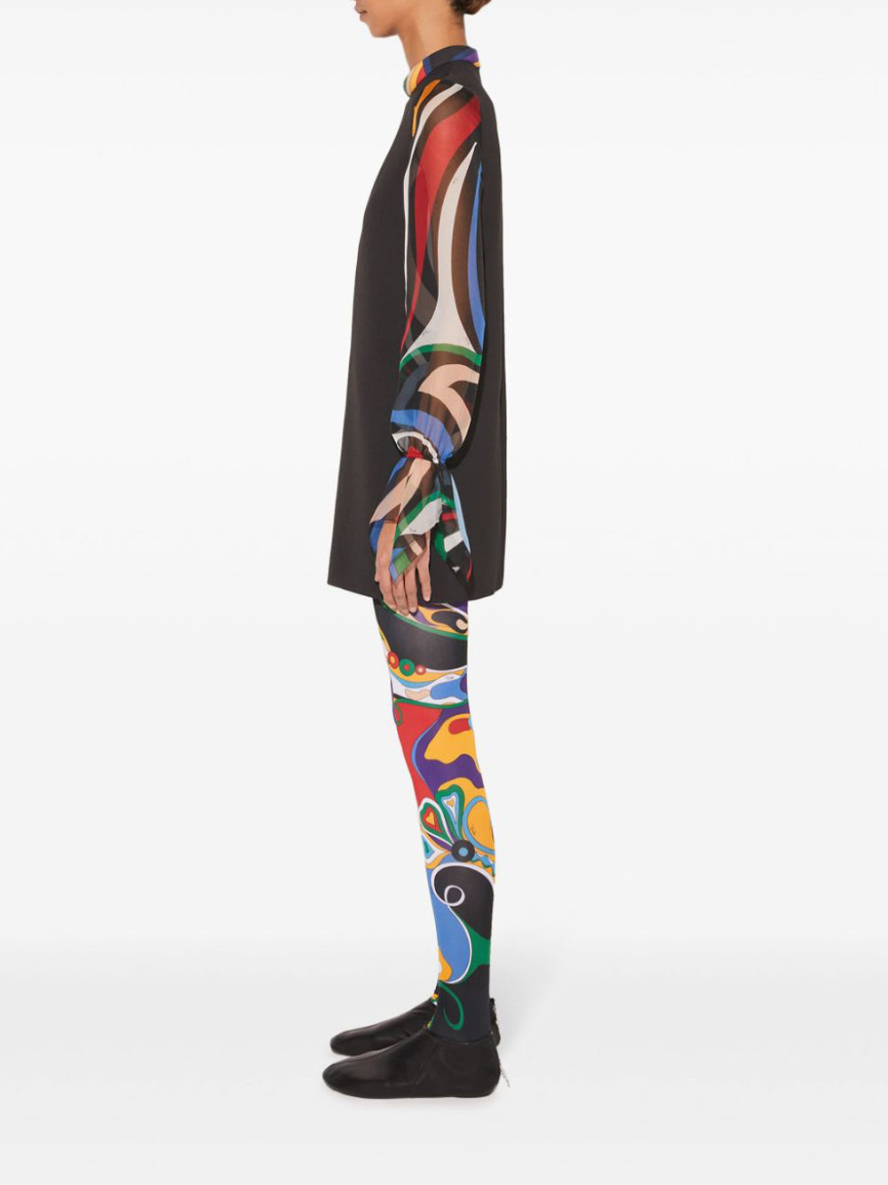 Pucci | Marmo-Print Long Sleeve Mini Dress – Kirna Zabête