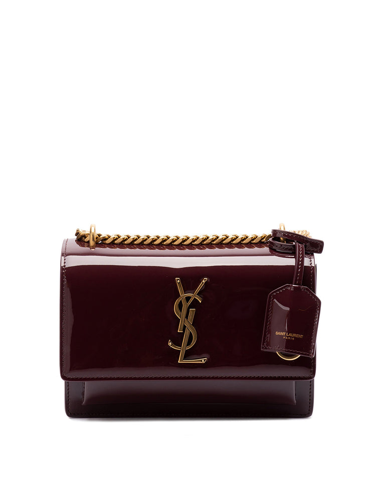 Saint Laurent | Small Patent Leather Sunset Bag – Kirna Zabête