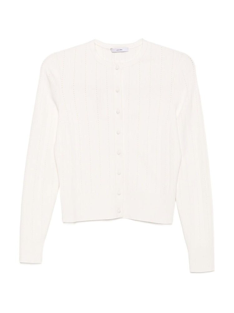 トップス Bibiy STEPHANIE CARDIGAN WHITE bibiy. STEPHANIE CARDIGAN
