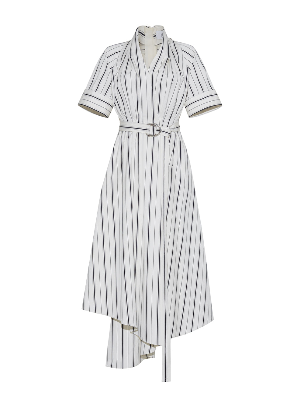 Nansi Belted Poplin Midi Dress Nansi Belted Poplin Midi Dress