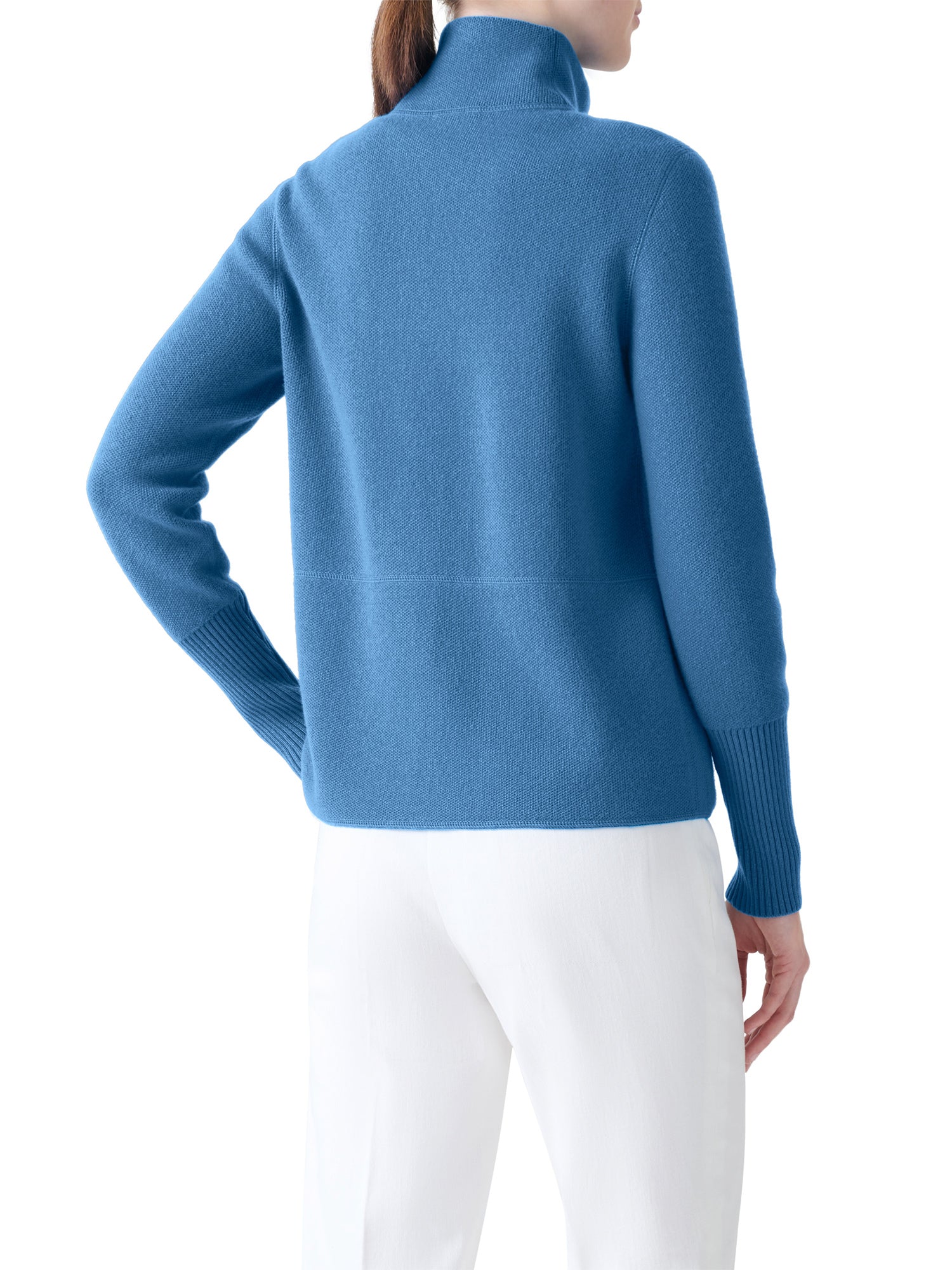 Cashmere Piqué Cardigan