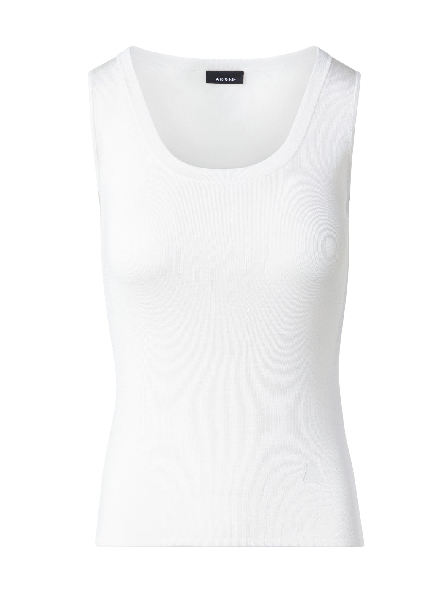 Stretch Silk Knit Tank Top