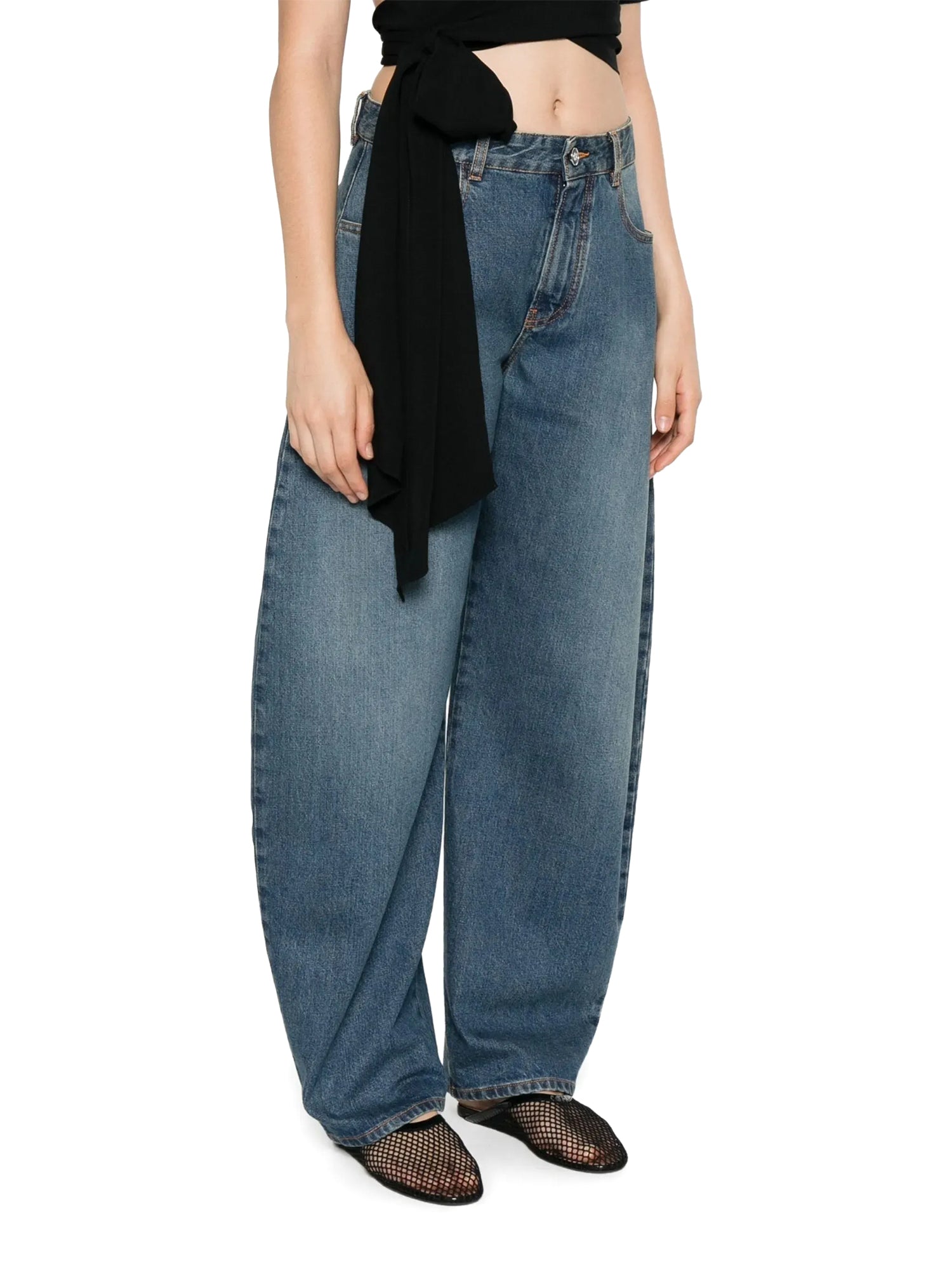 Low Rise Round Jeans