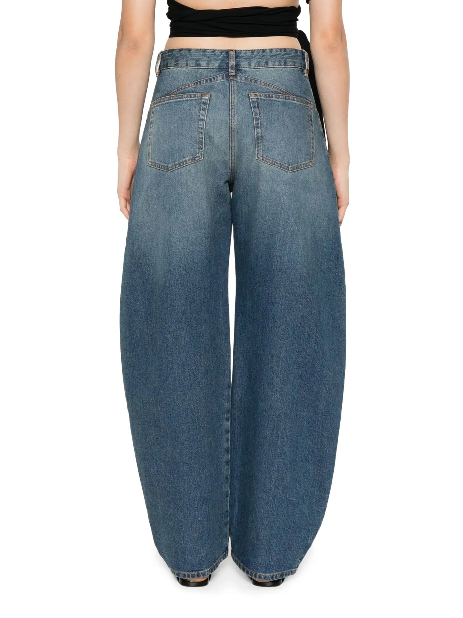 Low Rise Round Jeans