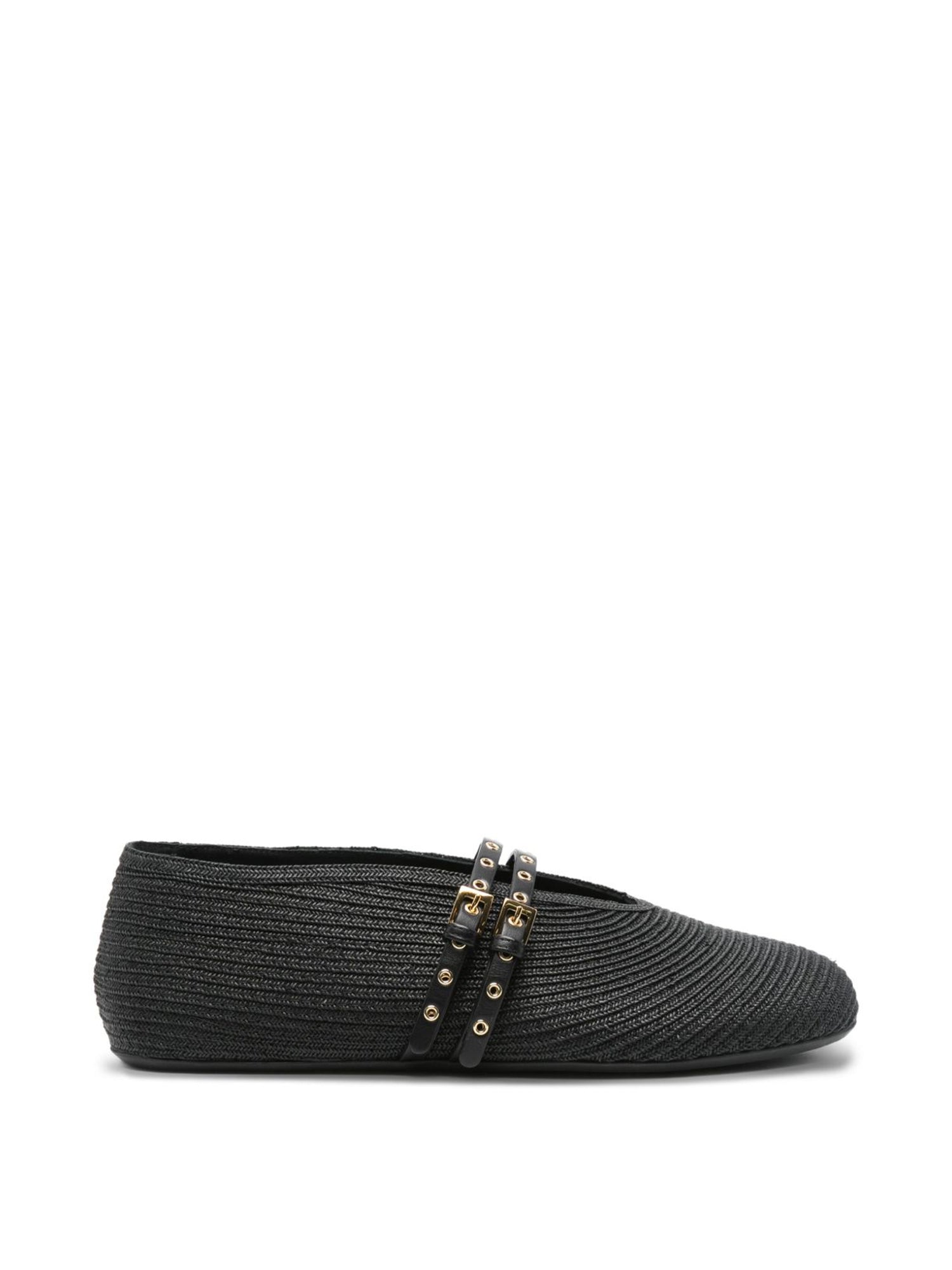 Paper Straw Ballet Flats