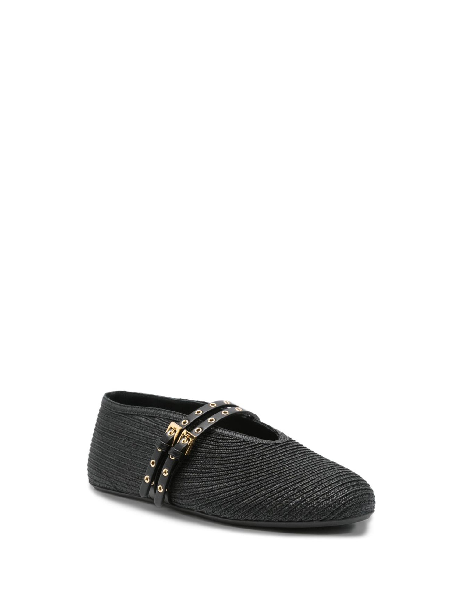 Paper Straw Ballet Flats