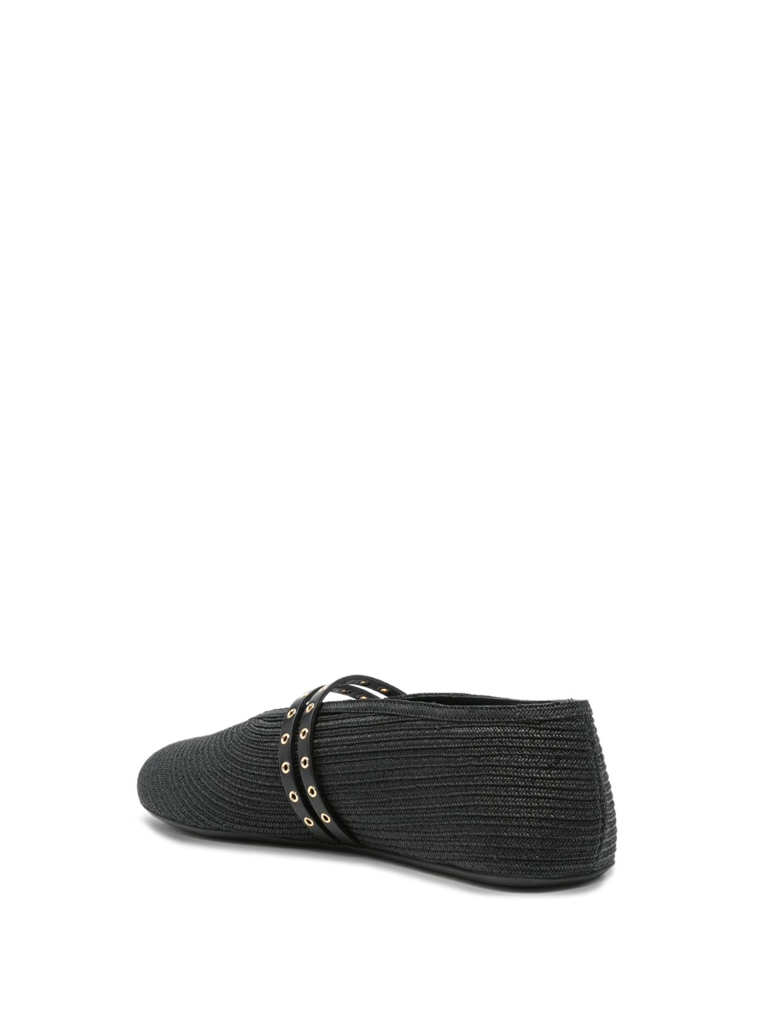 Paper Straw Ballet Flats