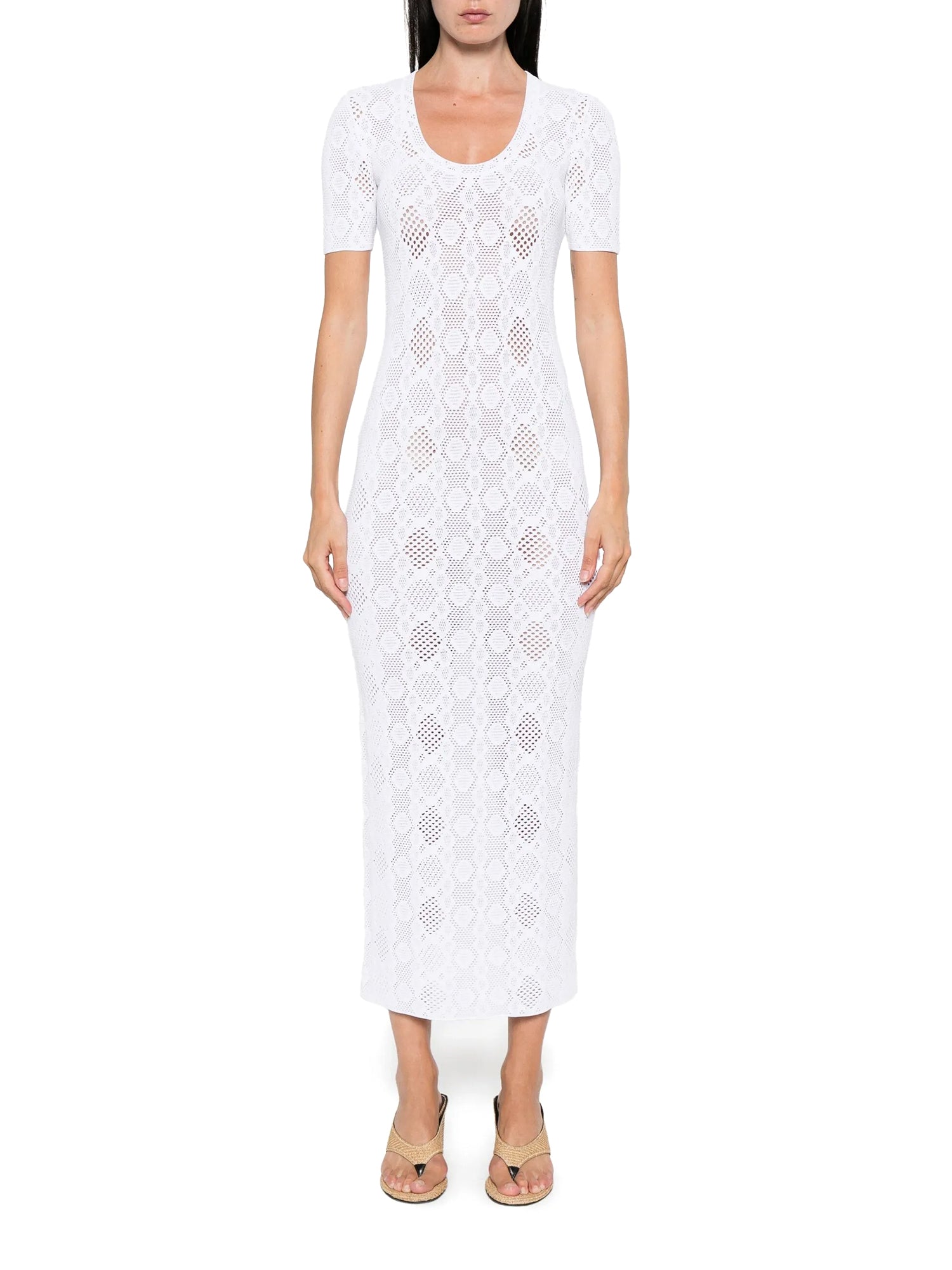 Python Lace Knit Dress