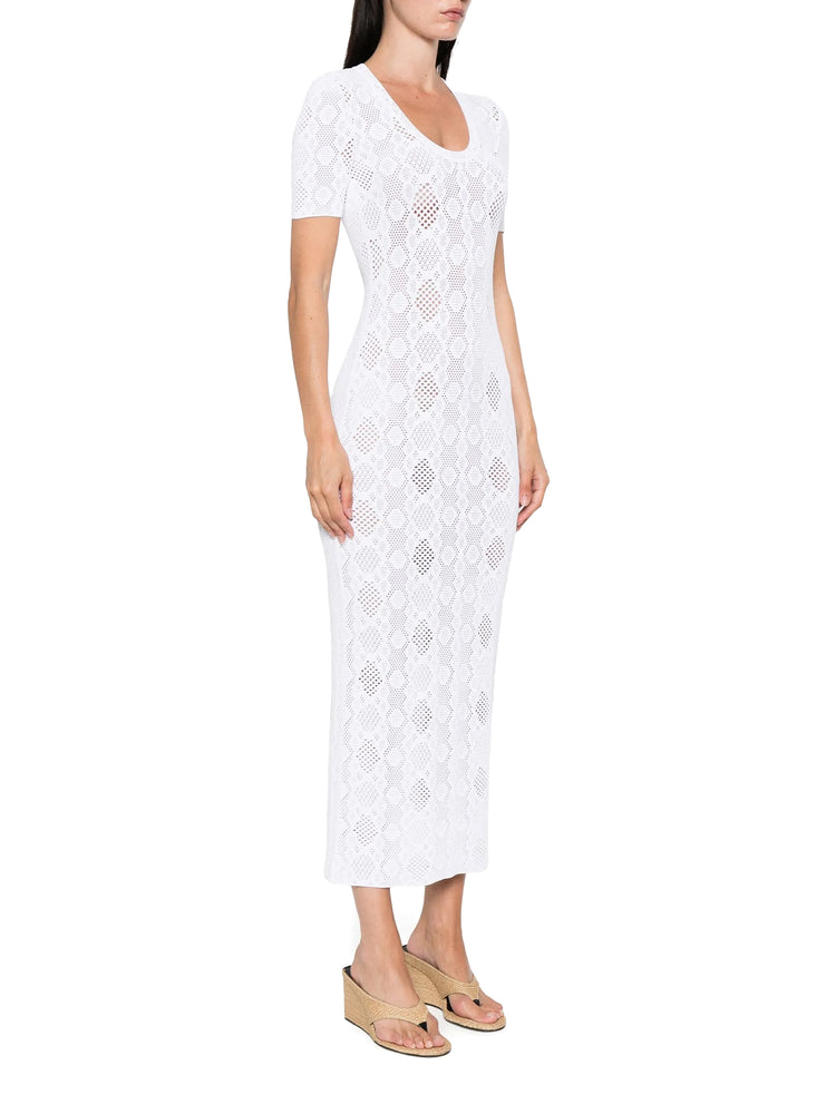Python Lace Knit Dress