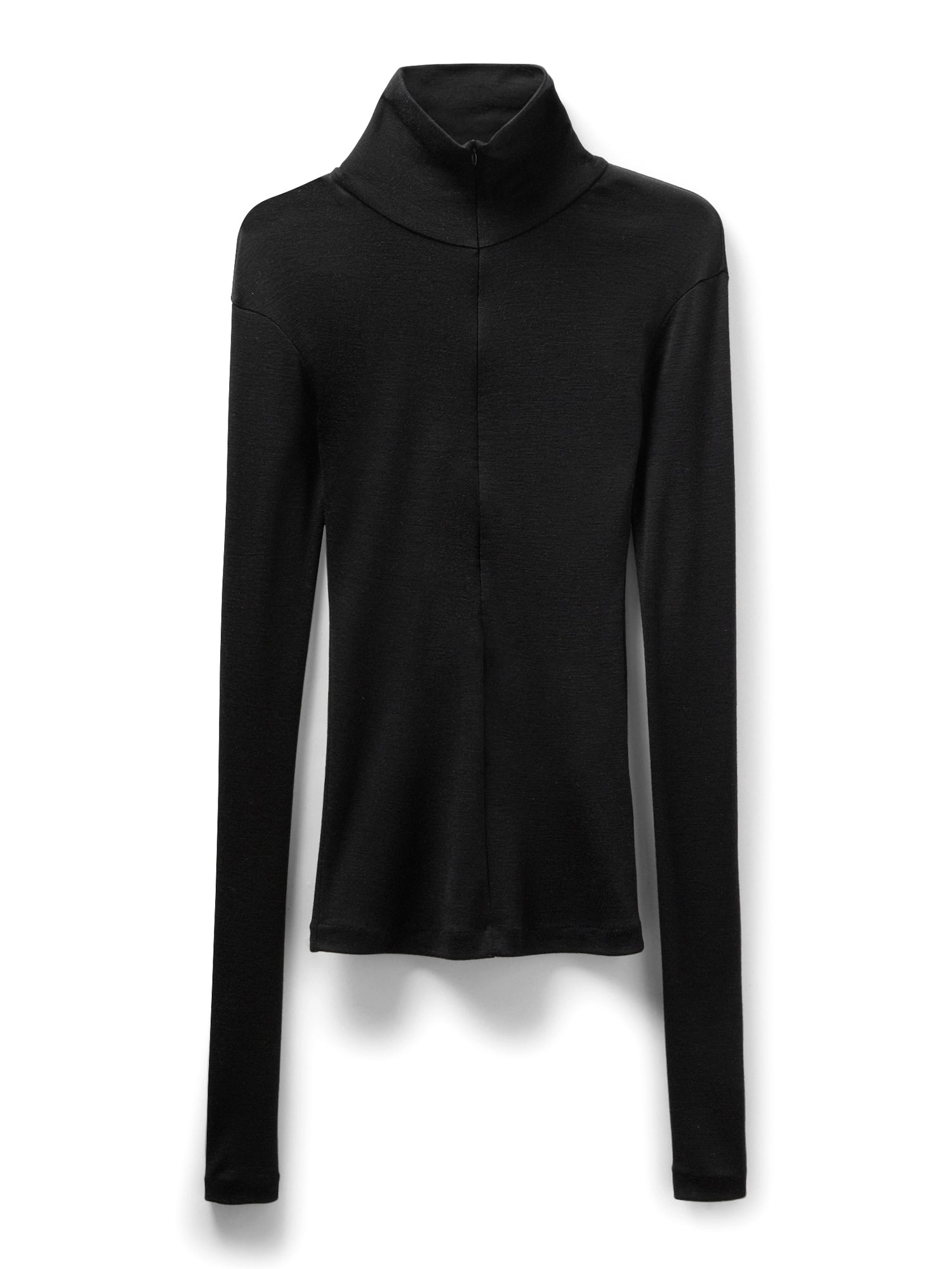 Fine Wool Zip Top
