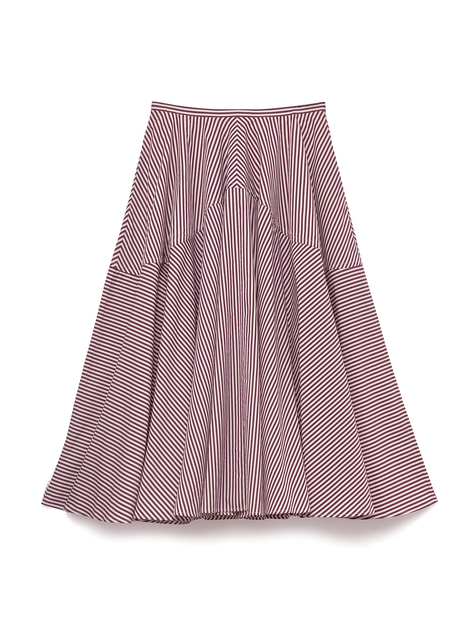 Maxime Striped Midi Skirt