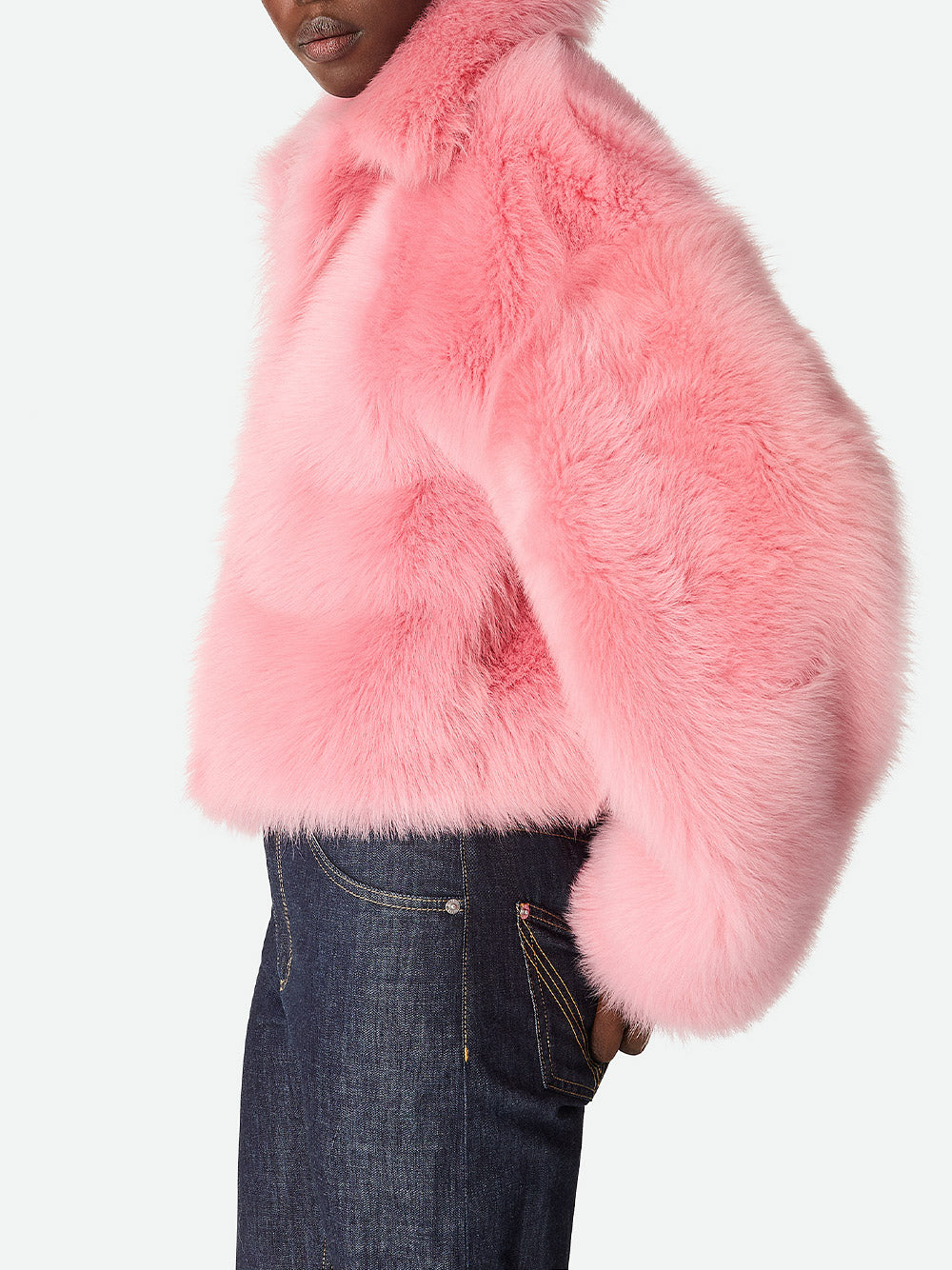 Toscana Shearling Cropped Blouson