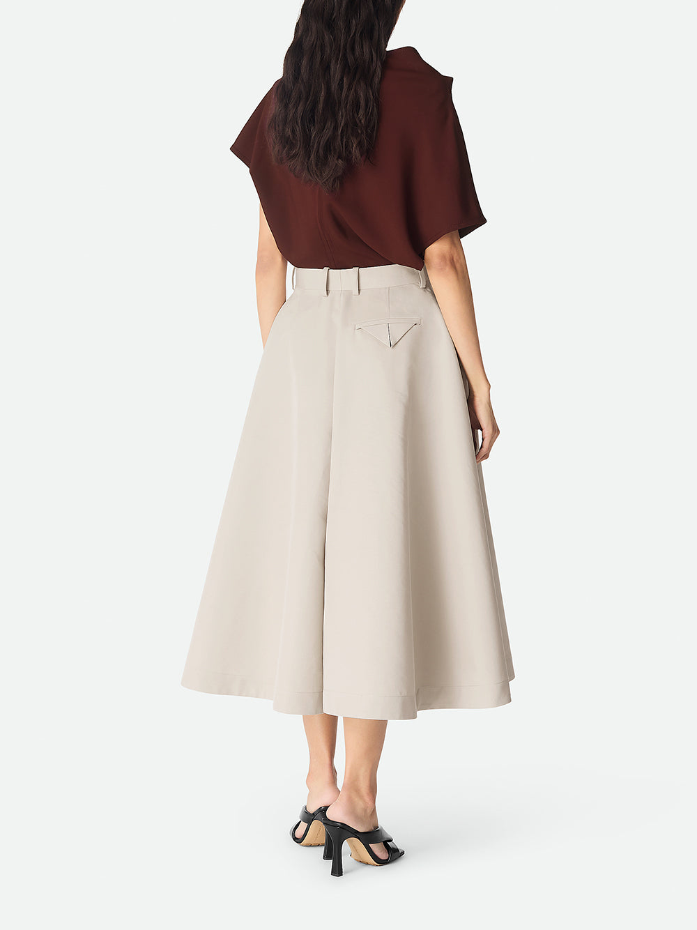 Silk And Cotton Twill Culottes