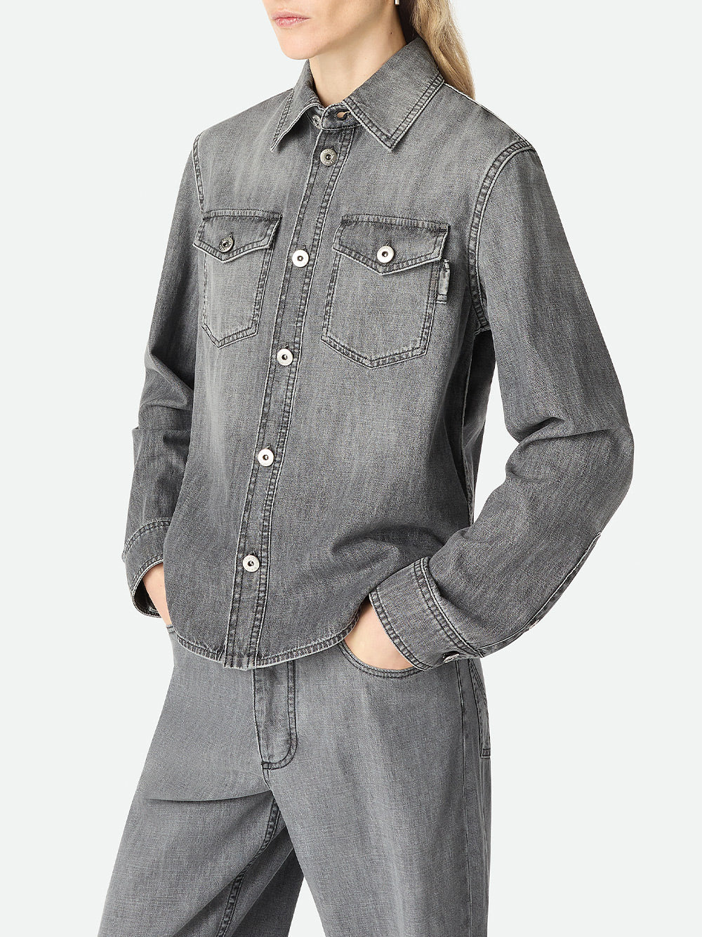 Washed Denim Shirt