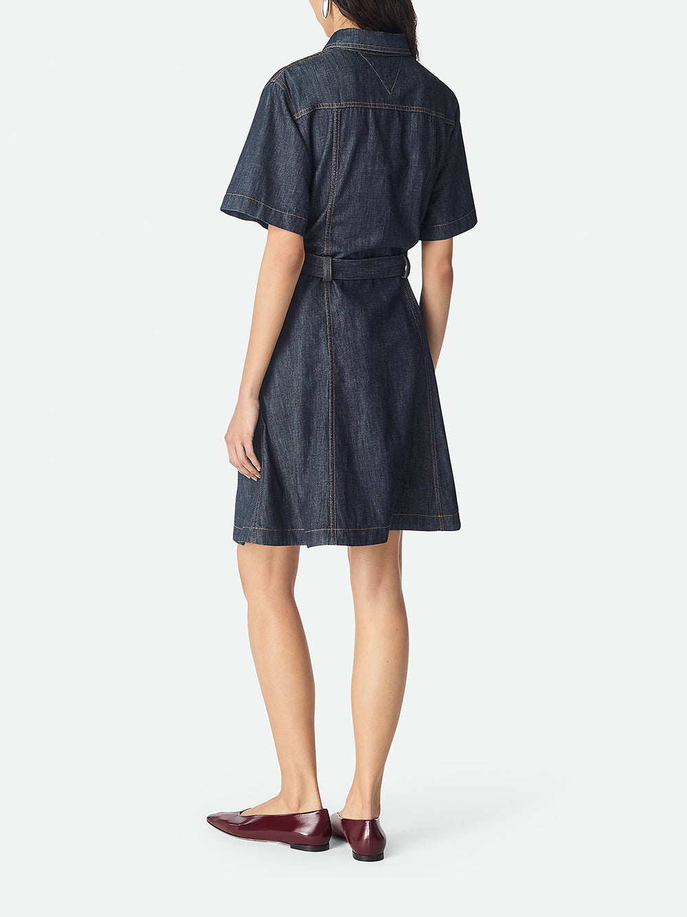 Indigo Denim Mini Dress