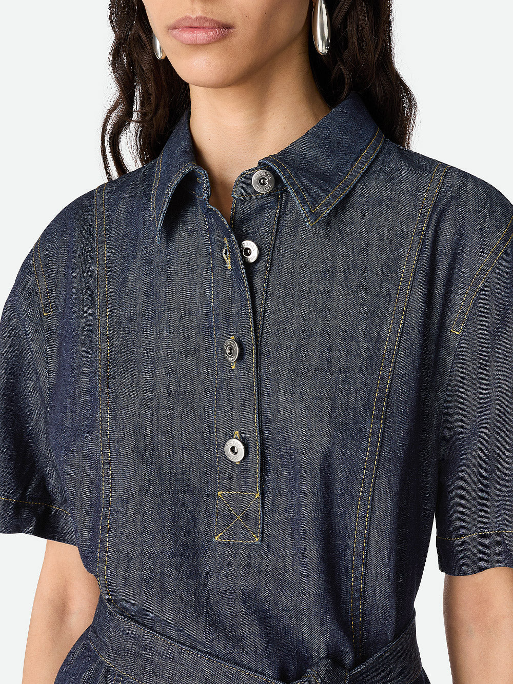 Indigo Denim Mini Dress