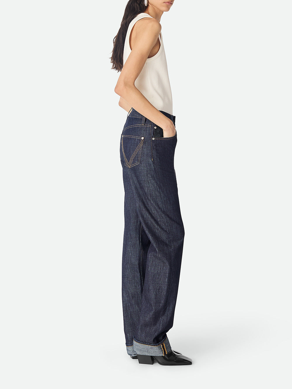 Indigo Straight Jeans