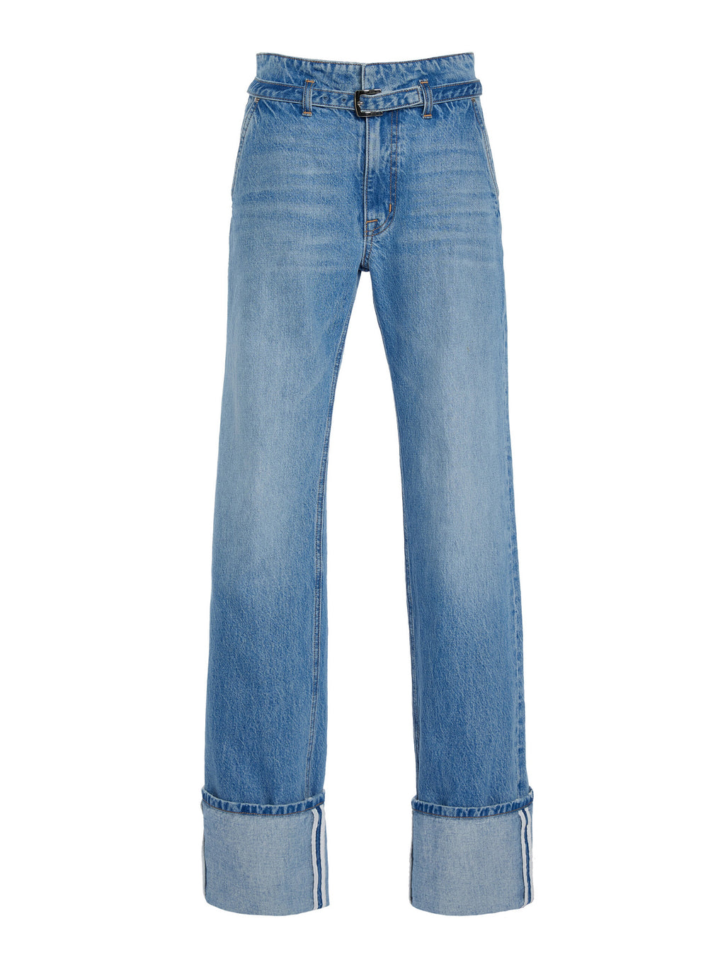 【INCHANT ME】[Belt SET] Claw Pintuck Bermuda Denim Pants INCHANT ME】[Belt SET] Claw Pintuck Bermuda Denim Pants