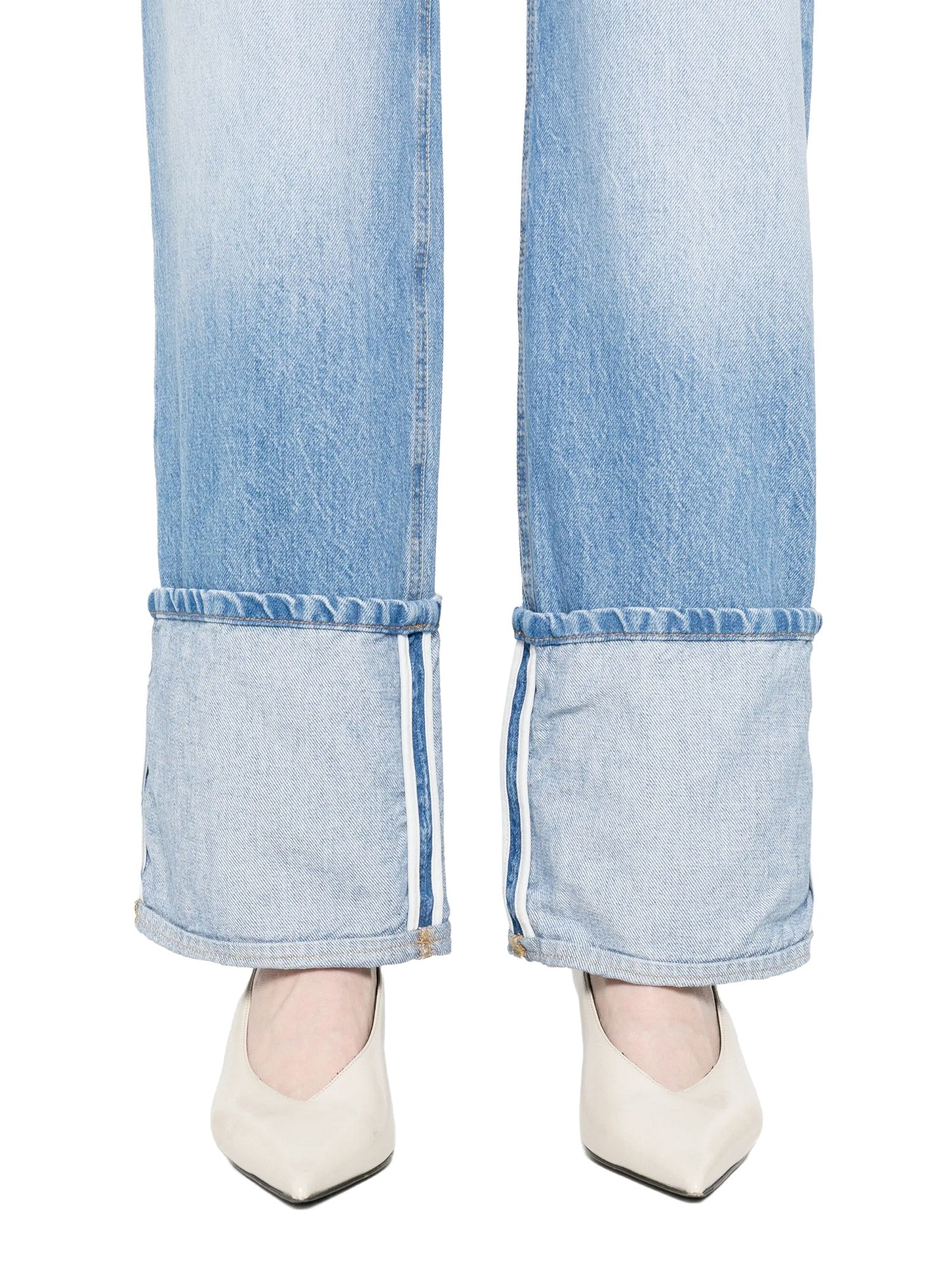 Belted Alexa Cuffed Jeans