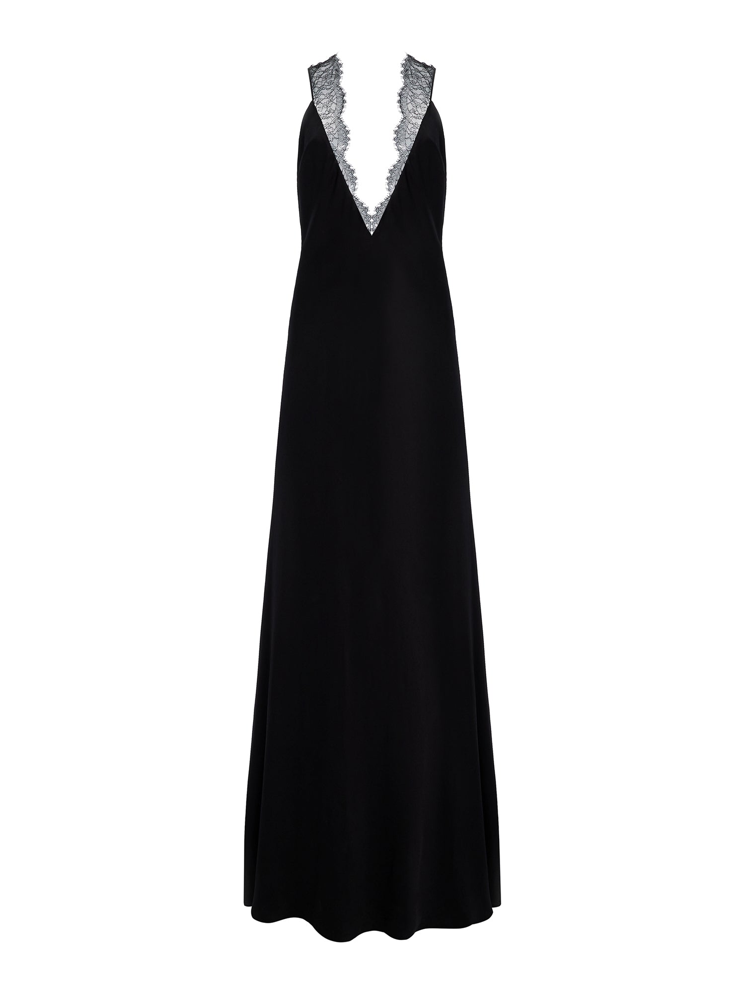 Malone Lace-Trimmed Slip Dress
