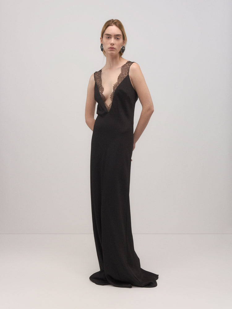 Brandon Maxwell | Malone Lace-Trimmed Slip Dress Kirna Zabte Brandon Maxwell | Malone Lace-Trimmed Slip Dress Kirna Zabte