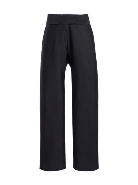 Brandon Maxwell | Phoenix Low-Rise Silk Trousers – Kirna Zabête