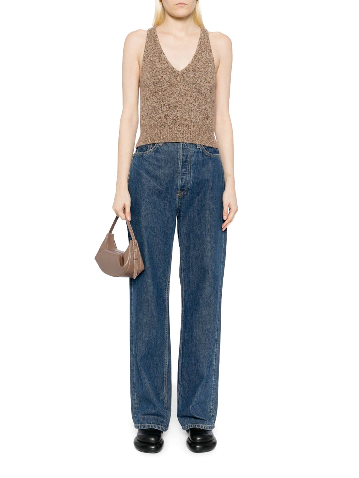 Reese Cashmere-Silk Knit Tank